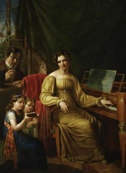 Self-portrait with family